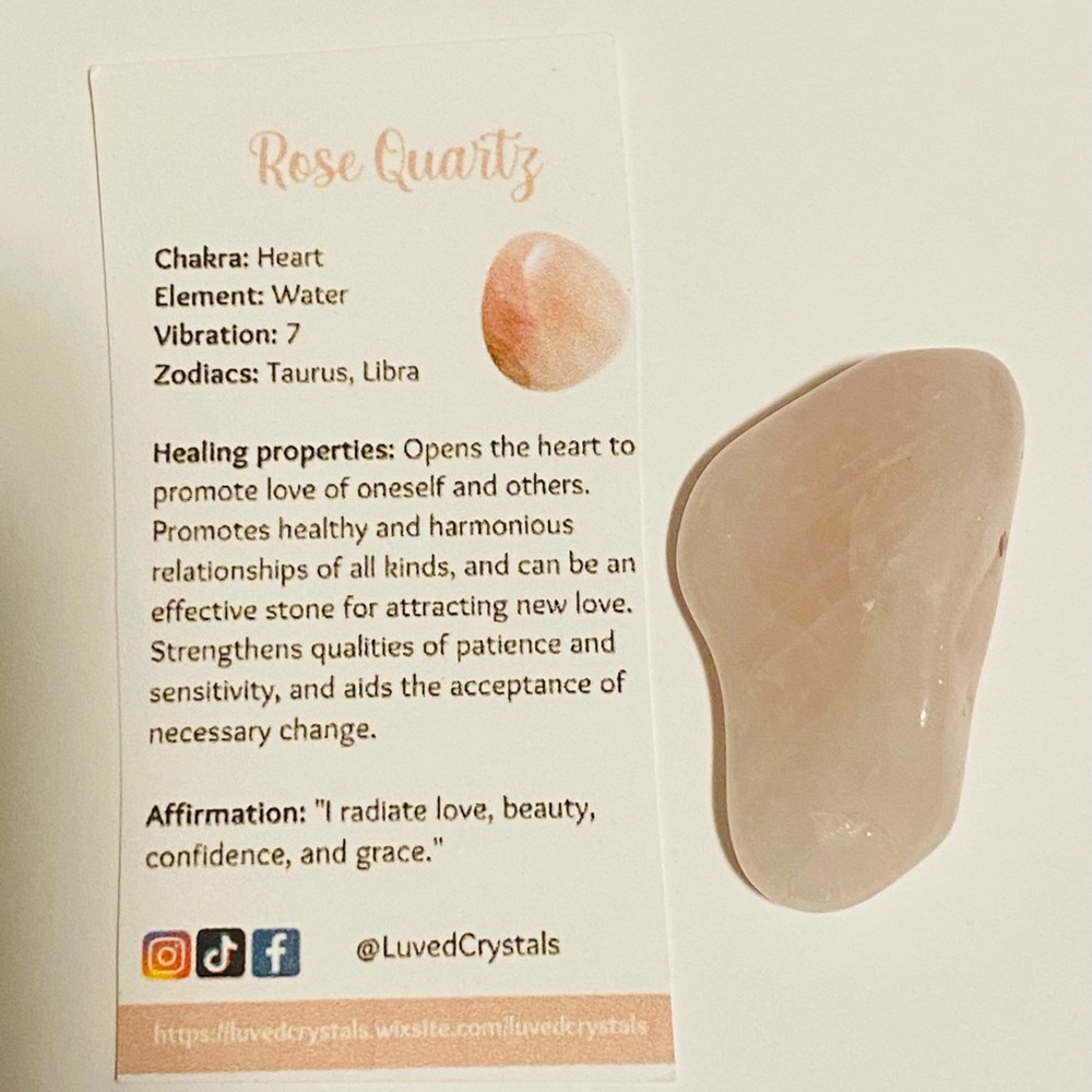 LuvedCrystals Beginners Healing Crystal Kit🎀 - Picture 6 of 13